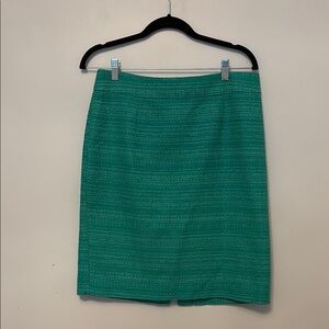 Banana Republic Green Pencil Skirt Knee-Length Workwear
